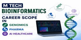 M Tech Bioinformatics Career Scope in Genomics Pharma and AI Healthcare